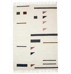 Ferm Living Kelim Rug - Colour Triangles - Large