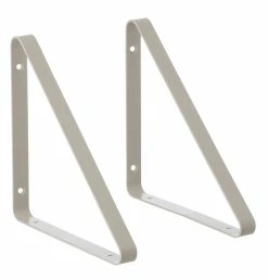Ferm Living Shelf Hangers – Light Grey – Set Of 2