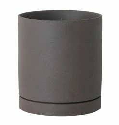 Ferm Living Sekki Pot - Charcoal - Large