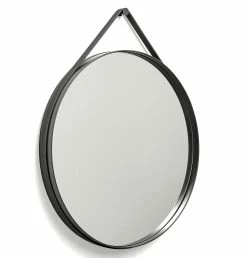HAY Strap Mirror – Anthracite – 70cm