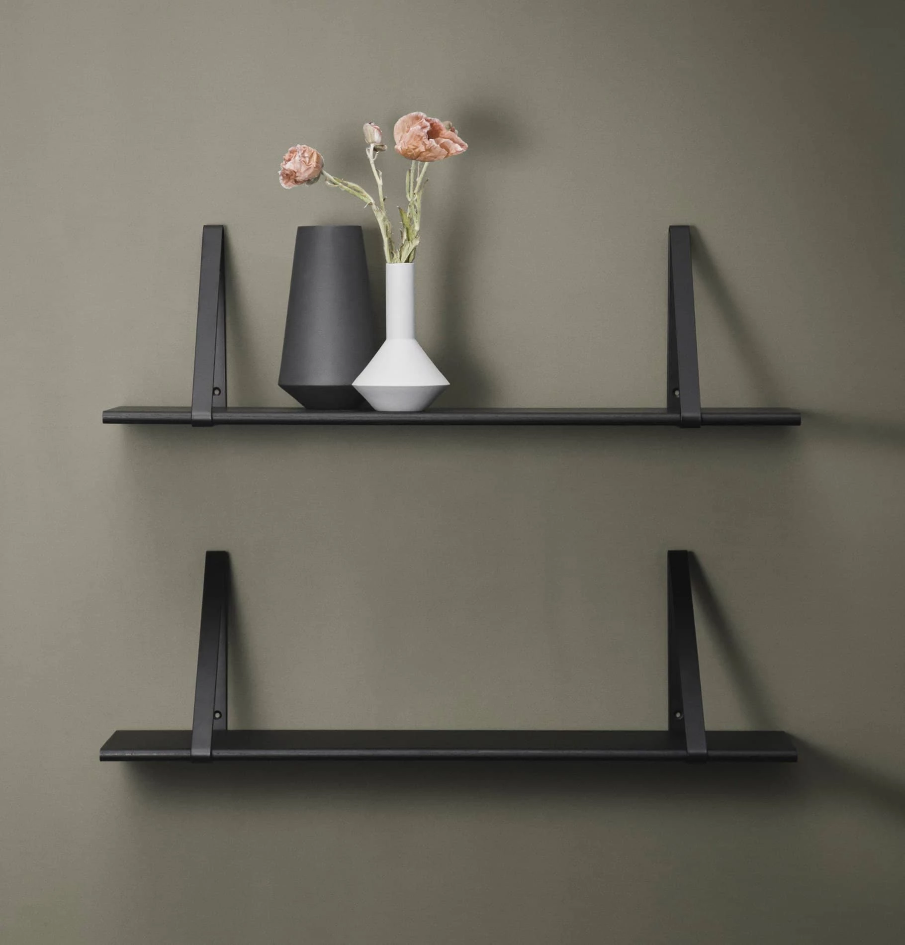 Ferm Living Shelf Hangers – Black – Set Of 2 - Image 2