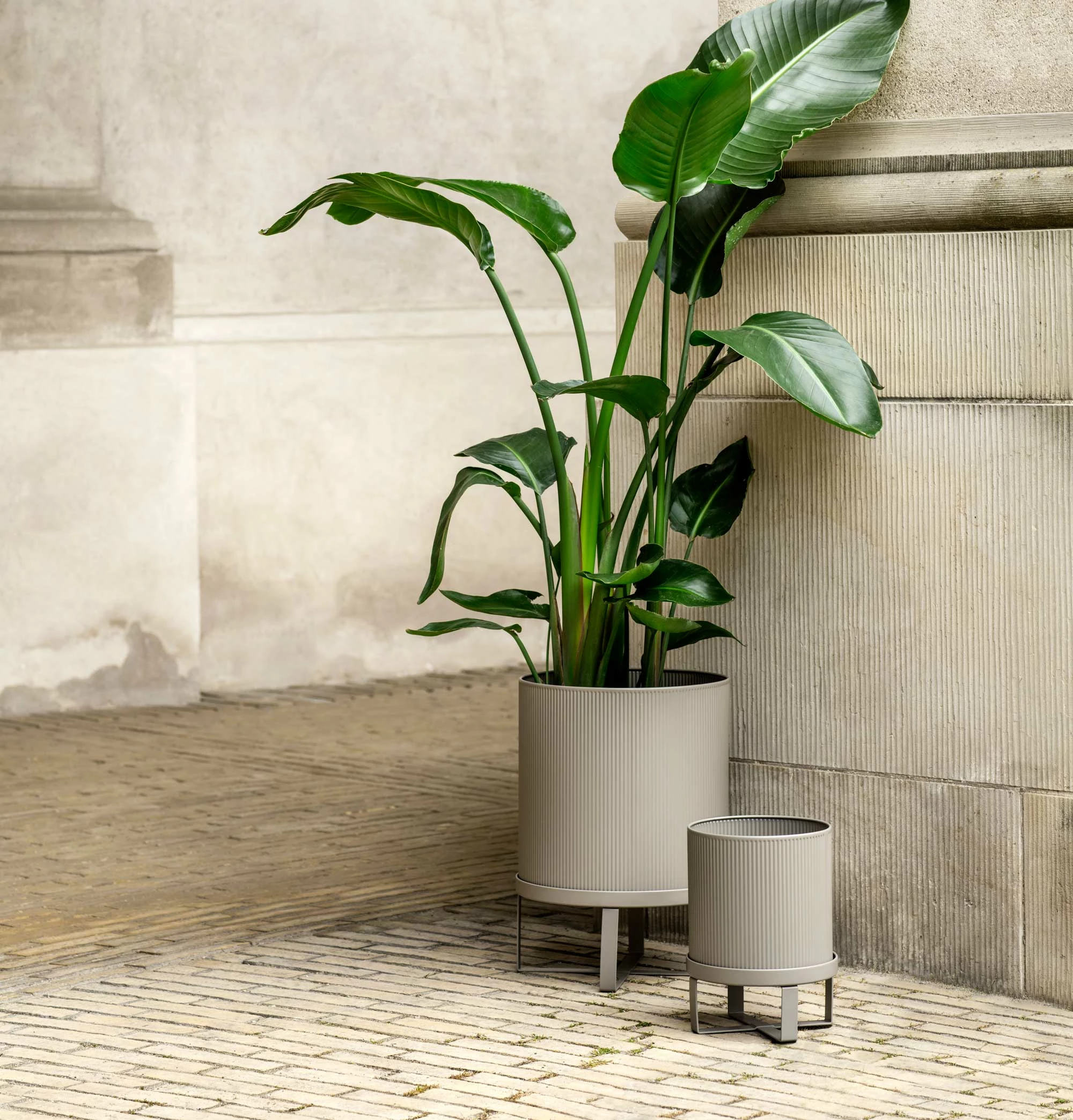 Ferm Living Small Bau Pot In Warm Grey - Image 3