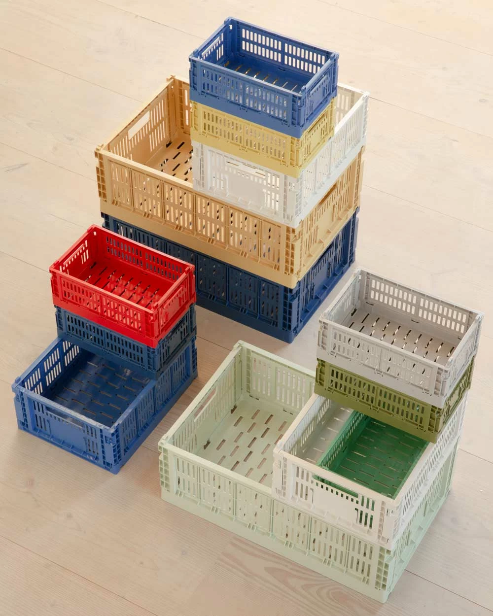 HAY Colour Crate – Small – Light Grey - Image 2