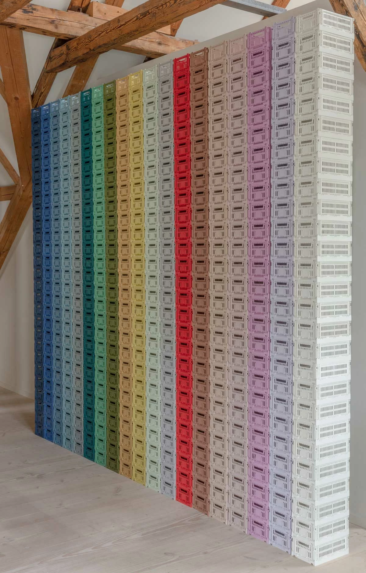 HAY Colour Crate – Small – Dusty Blue - Image 2