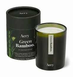 Aery Green Bamboo Scented Candle