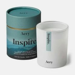 Aery Inspire Scented Candle – Rosemary, Eucalyptus And Cedar