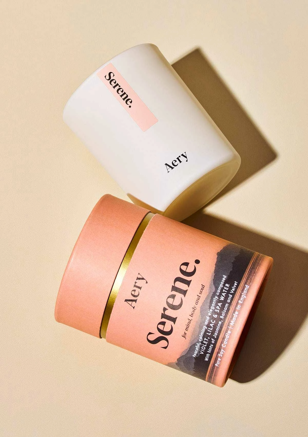 Aery Serene Scented Candle – Violet, Velvet And Spa Water - Image 2