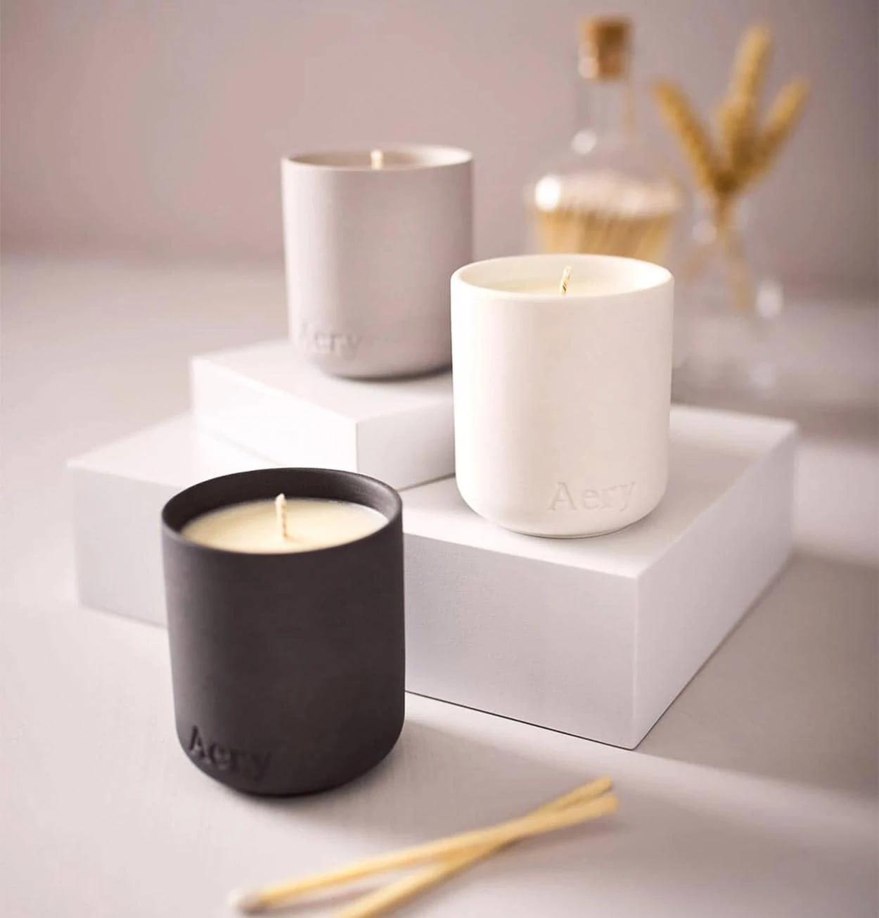 Aery Wonderland Set Of 3 Votive Candles - Image 2