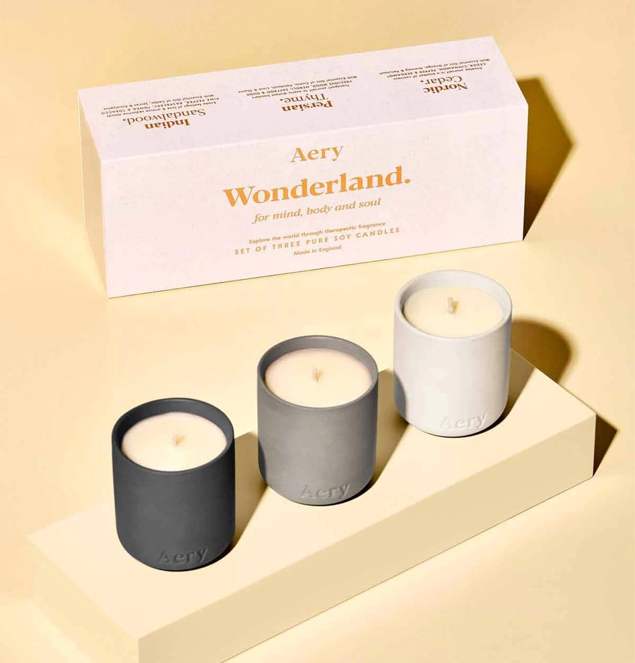 Aery Wonderland Set Of 3 Votive Candles - Image 3