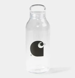 Carhartt WIP X Kinto Logo Water Bottle In Clear