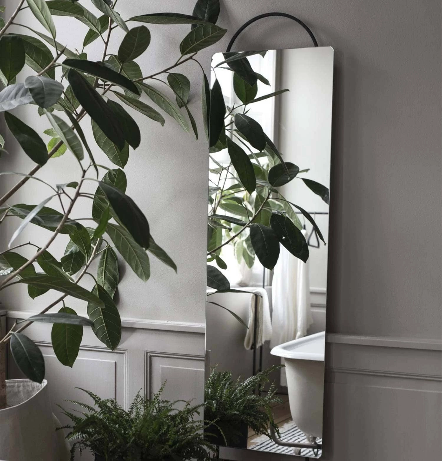 Ferm Living Adorn Mirror – Full Size – Black - Image 2