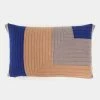 Ferm LIVING Angle Knit Cushion In Dusty Rose