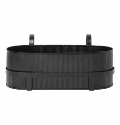 Ferm Living Bau Balcony Box In Black