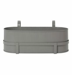 Ferm Living Bau Balcony Box In Warm Grey