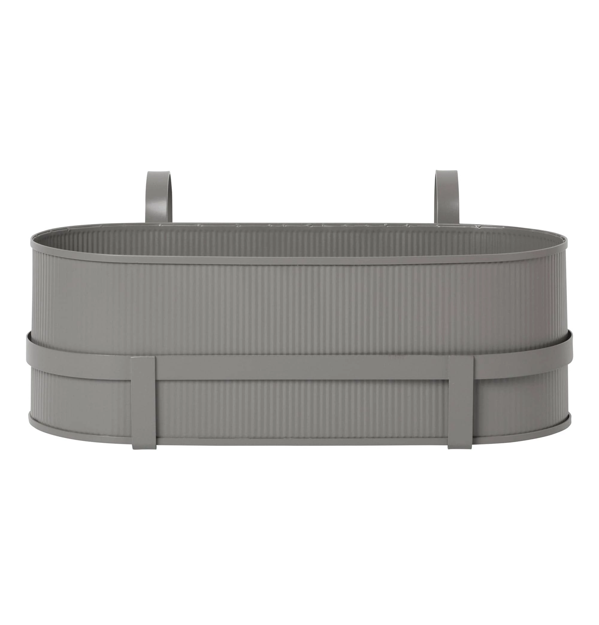 Ferm Living Bau Balcony Box In Warm Grey
