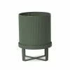 Ferm Living Bau Pot – Dark Green – Small