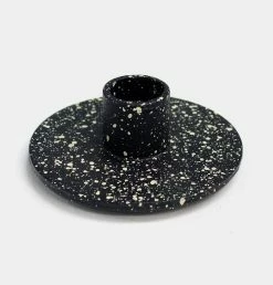 Ferm LIVING Cast Iron Candle Holder – Speckled