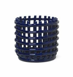Ferm Living Ceramic Basket – Small – Blue