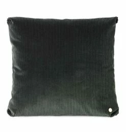 Ferm Living Corduroy Cushion In Green