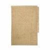 Ferm Living Crease Wool Rug – Light Sand – Small