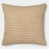 Ferm LIVING Large Crease Wool Cushion In Light Sand
