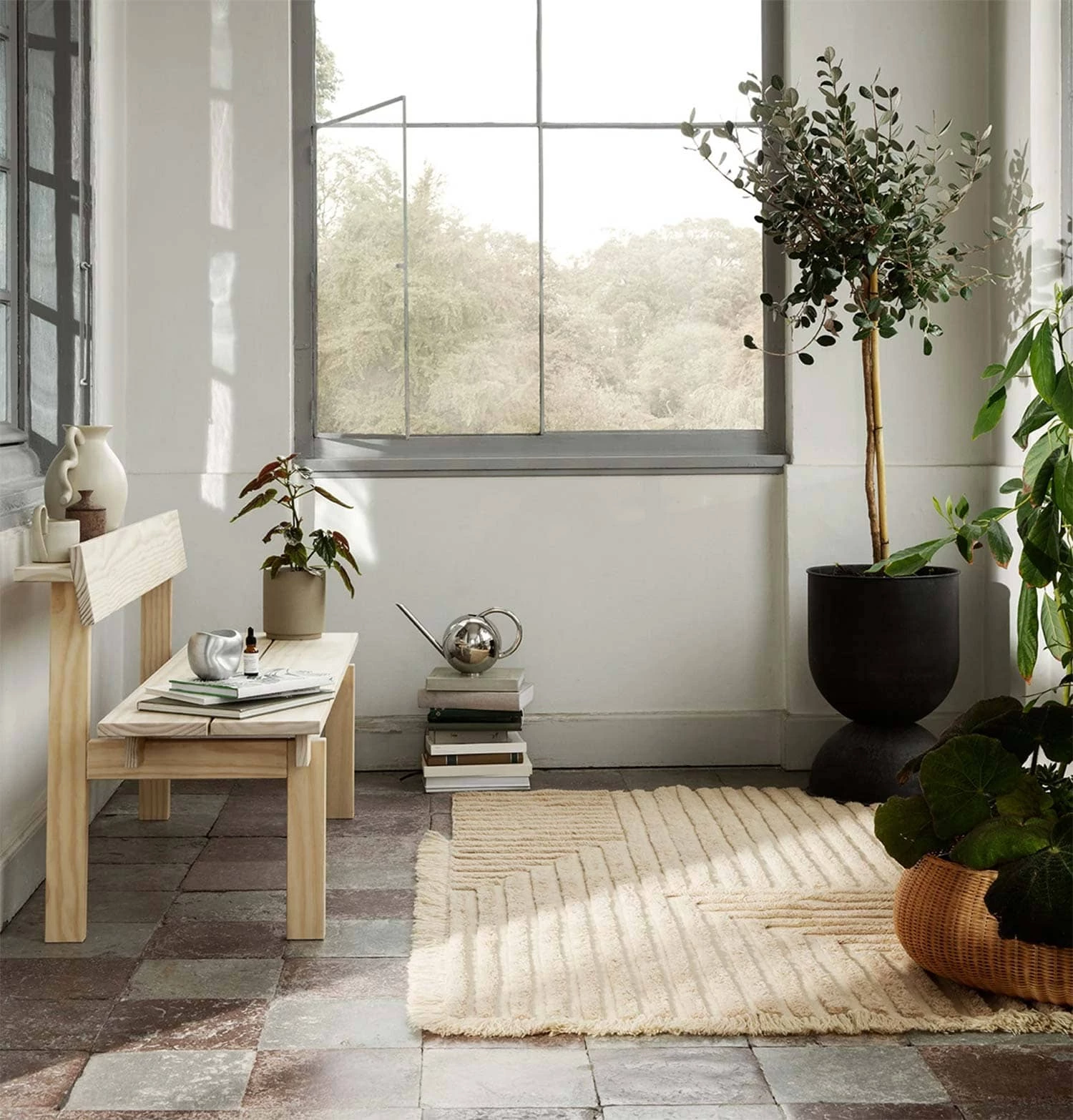 Ferm Living Crease Wool Rug – Light Sand – Large - Image 4