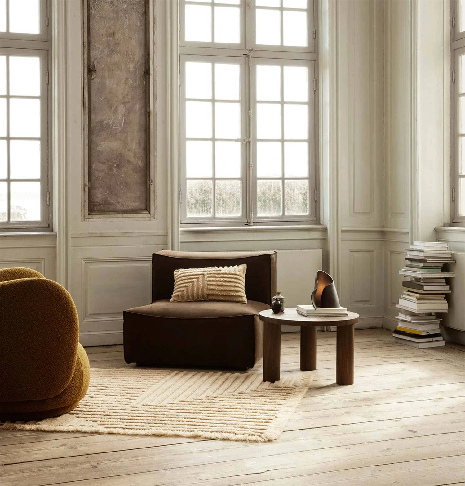 Ferm Living Crease Wool Rug – Light Sand – Large - Image 3