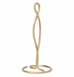Ferm Living Curvature Kitchen Roll Holder – Brass