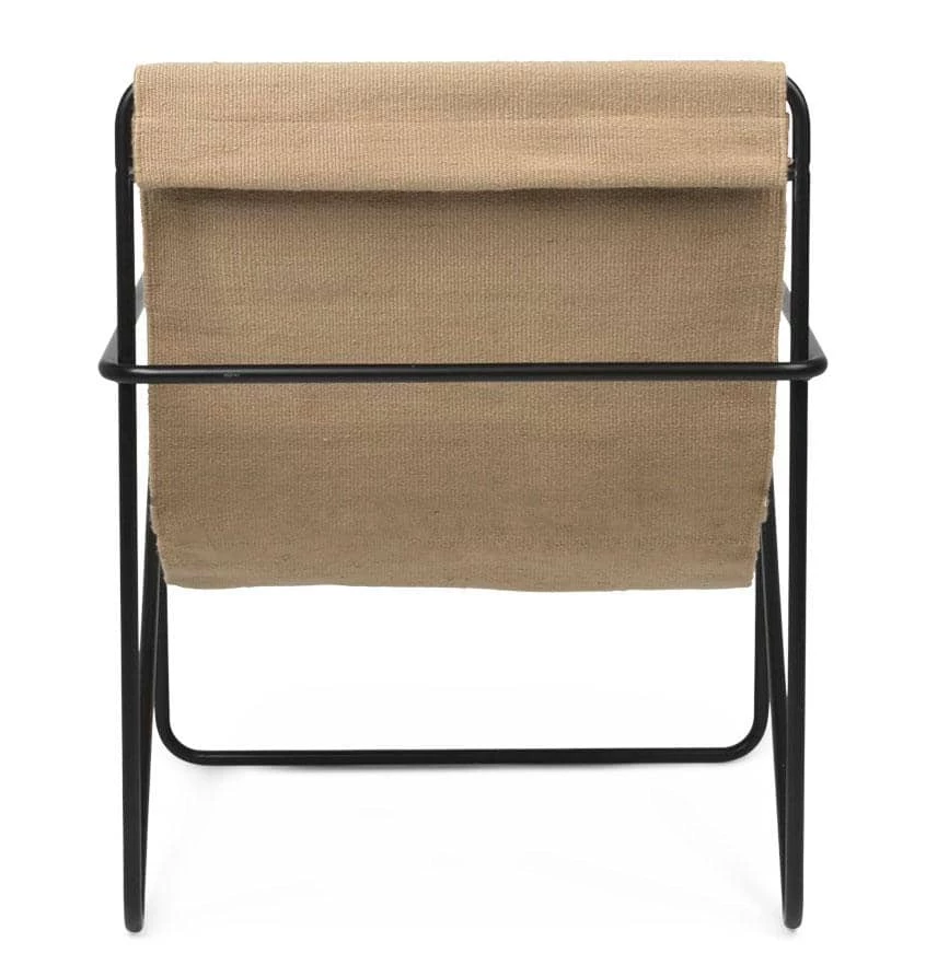 Ferm Living Desert Lounge Chair – Black/Solid Cashmere - Image 5