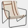 Ferm Living Desert Lounge Chair – Black/Shape