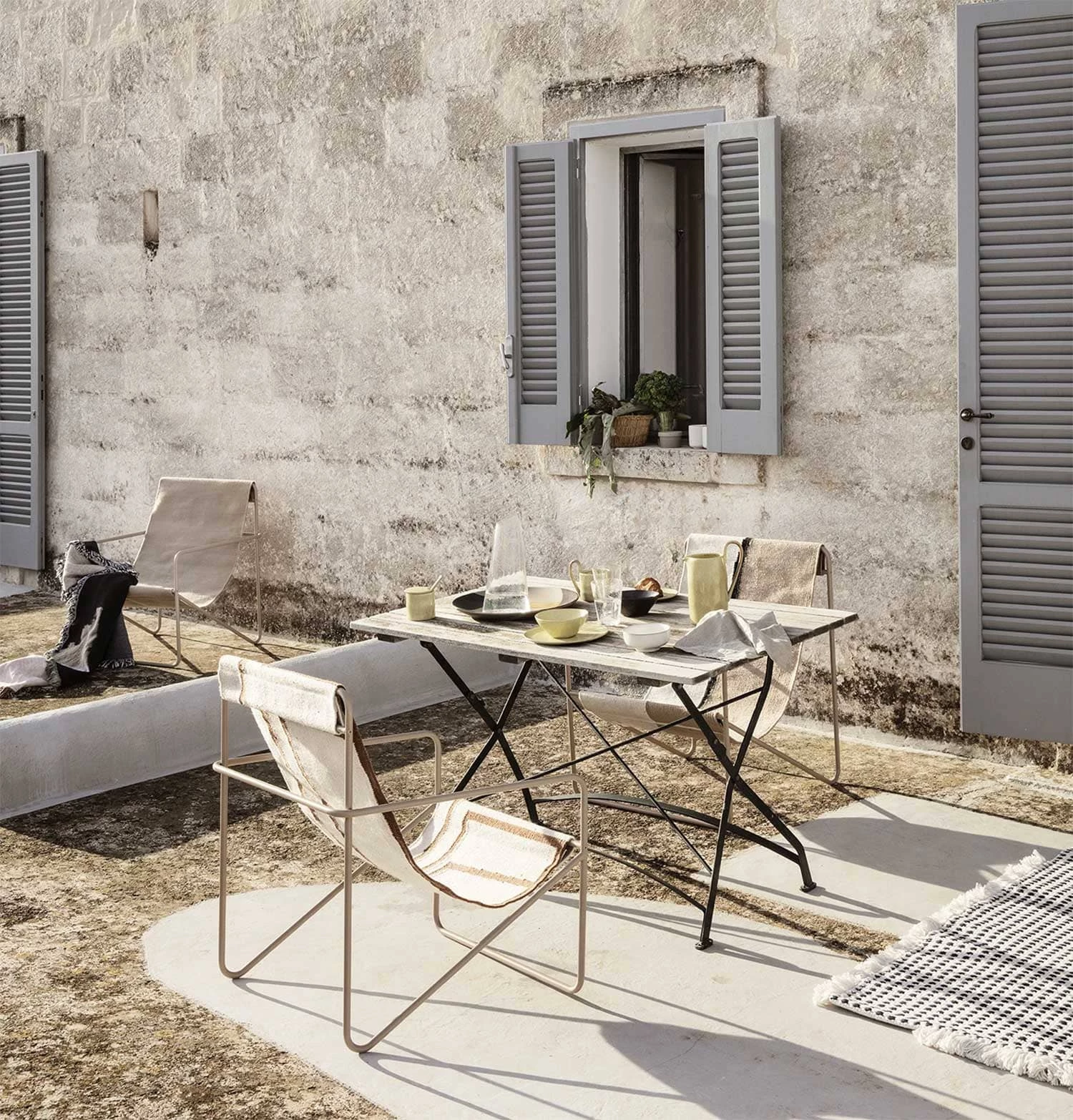 Ferm Living Desert Lounge Chair – Cashmere/Soil - Image 2