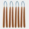 Ferm LIVING Dipped Candles In Amber – Set Of 8