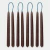 Ferm LIVING Dipped Candles In Brown – Set Of 8