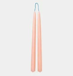 Ferm LIVING Dipped Candles In Blush – Set Of 2