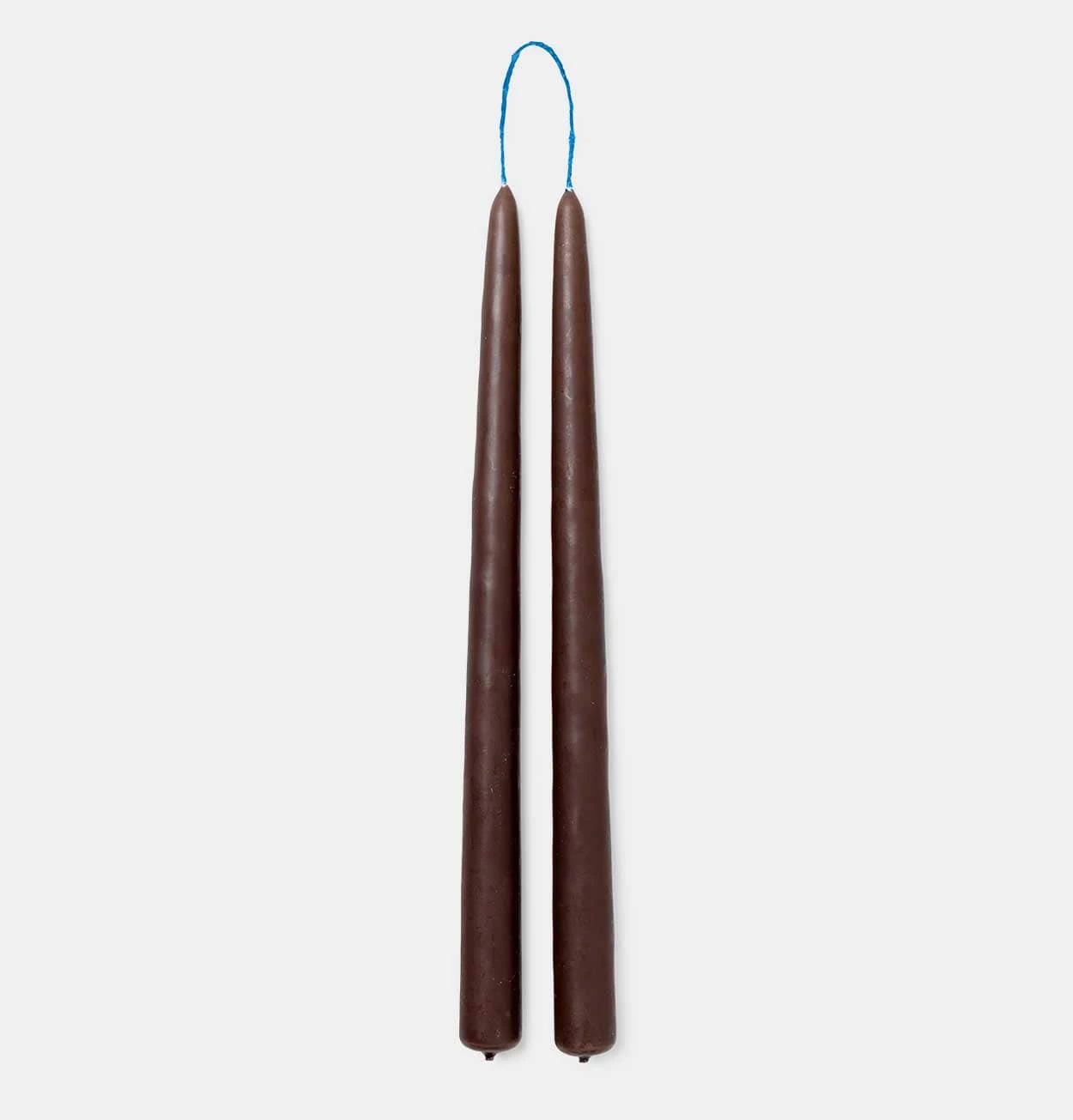 Ferm LIVING Dipped Candles In Brown – Set Of 2