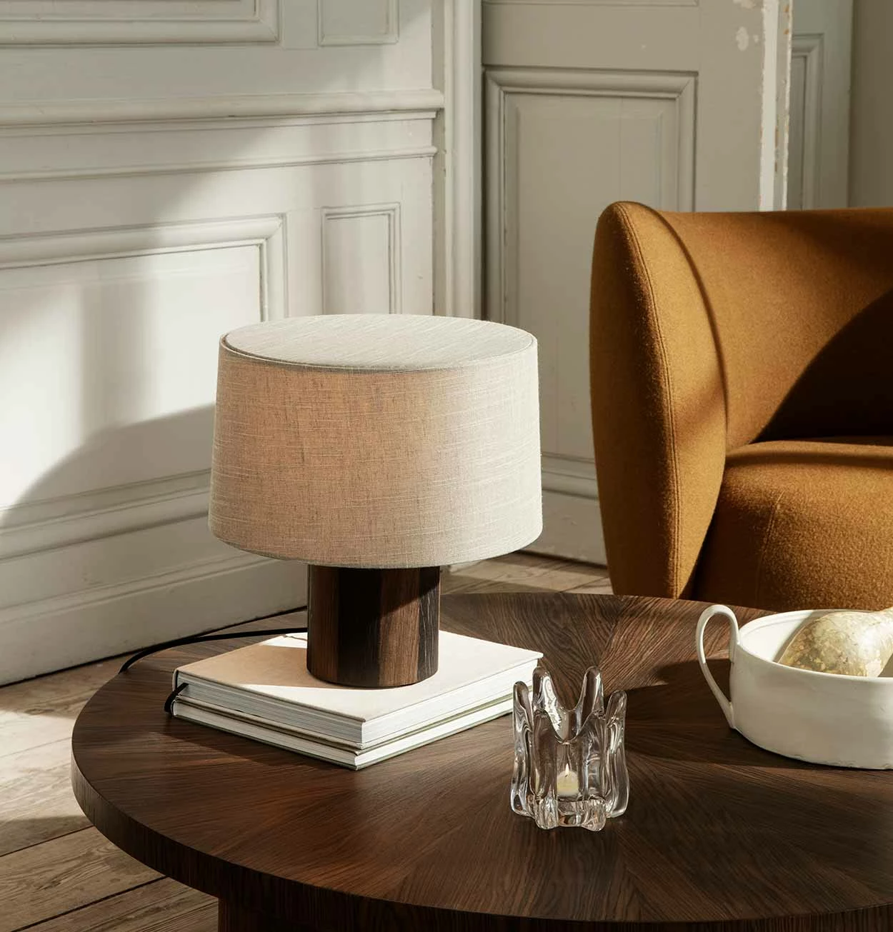 Ferm LIVING Eclipse Lampshade In Sand – Short - Image 2