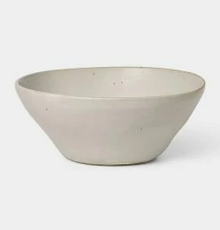 Ferm LIVING Flow Bowl In Off-White Speckle – Medium