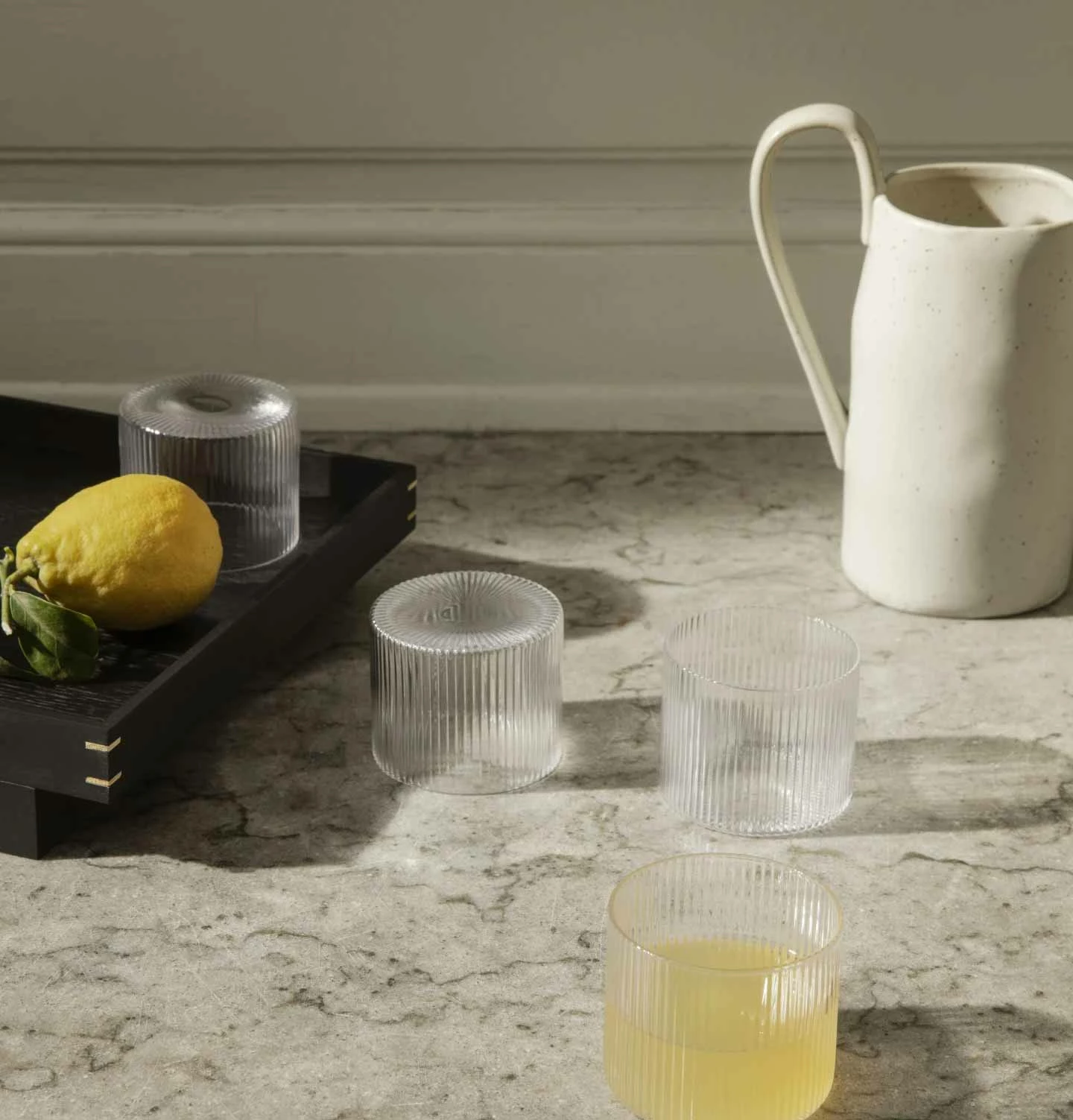 Ferm Living Flow Jug – Off White - Image 2