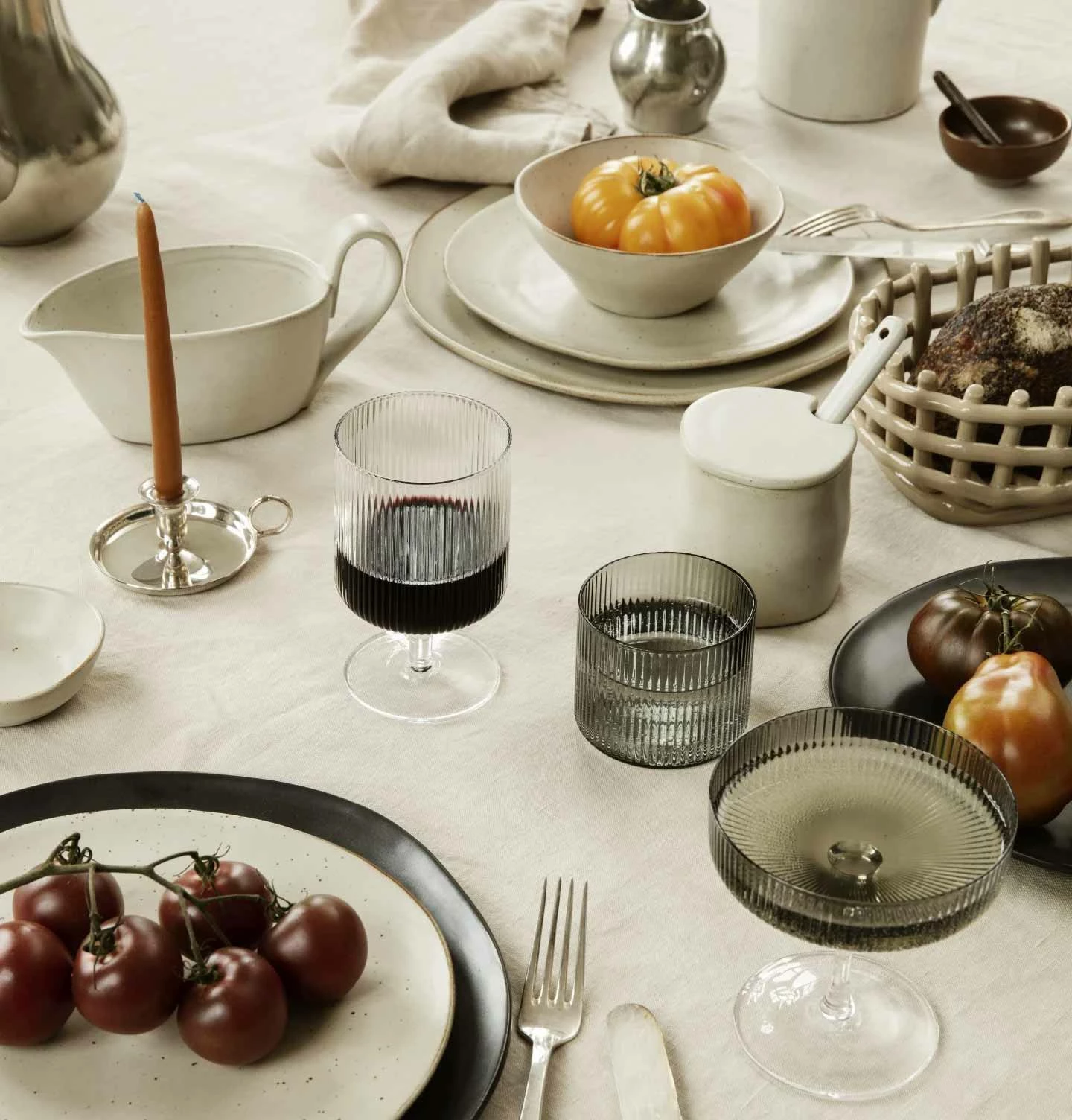 Ferm Living Flow Plate – Small – Off White - Image 3