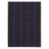 Ferm Living Hale Tea Towel – Chocolate/Bright Blue