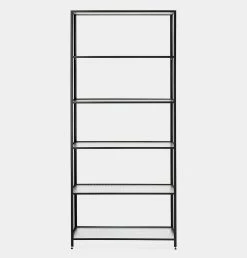 Ferm LIVING Haze Bookcase With Reeded Glasses – Black