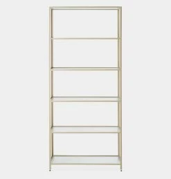 Ferm LIVING Haze Bookcase With Reeded Glasses – Cashmere