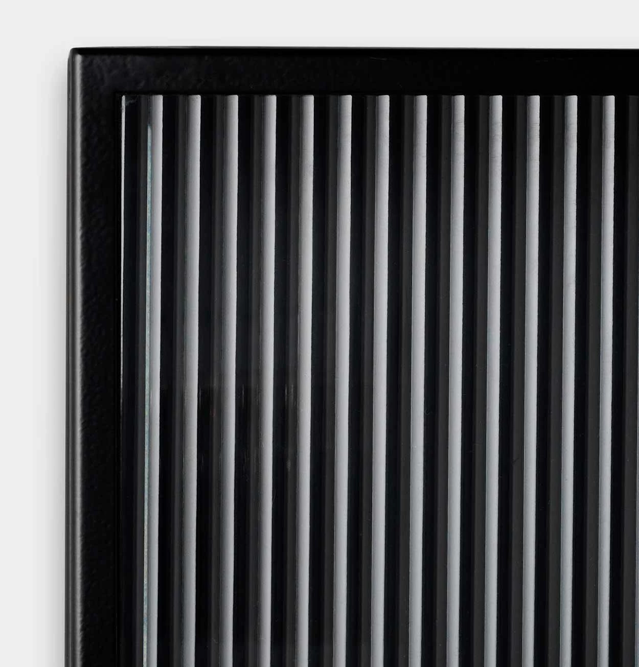 Ferm Living Haze Wall Cabinet β Black β Reeded Glass - Image 4