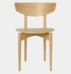Ferm LIVING Herman Wood Dining Chair In Natural Oak
