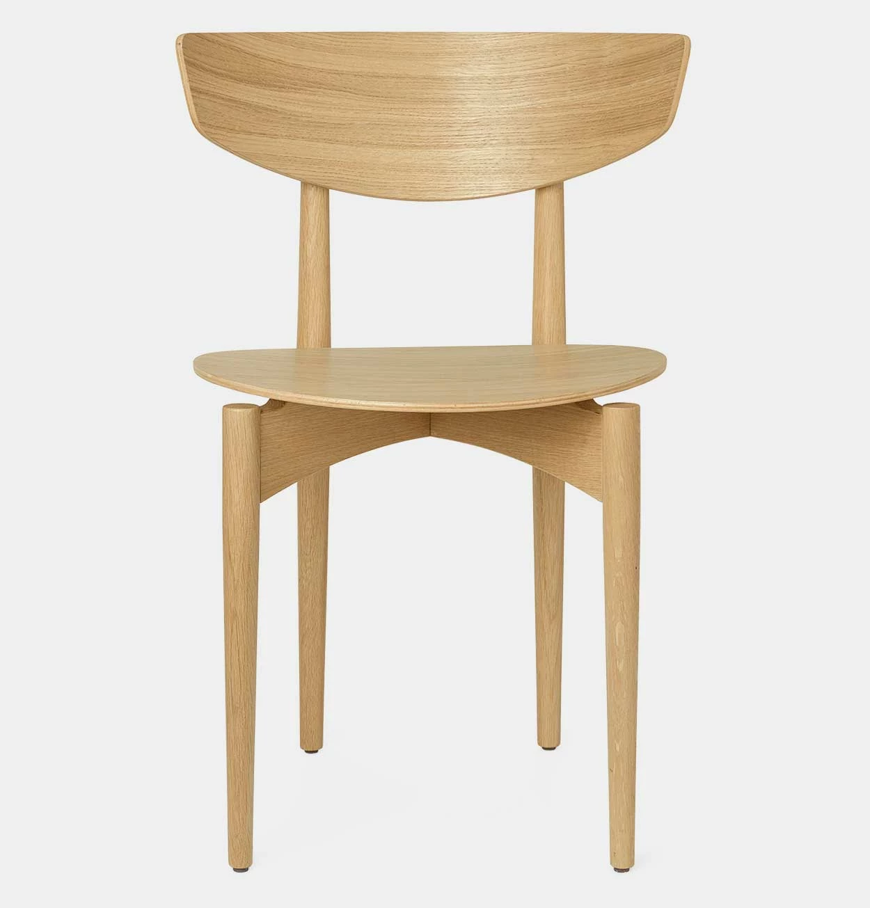Ferm LIVING Herman Wood Dining Chair In Natural Oak