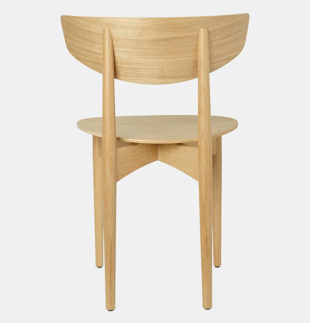 Ferm LIVING Herman Wood Dining Chair In Natural Oak - Image 3