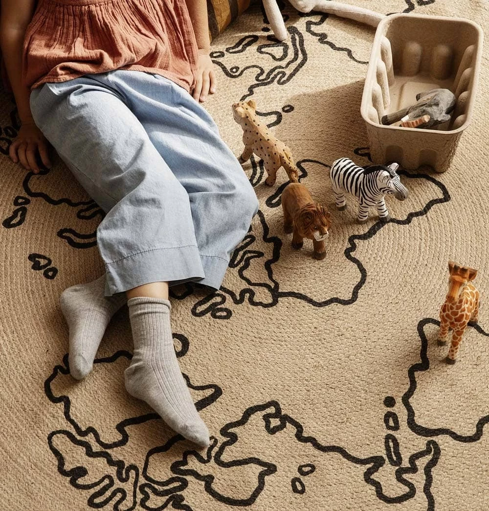 Ferm Living Jute Carpet β Large β World - Image 2