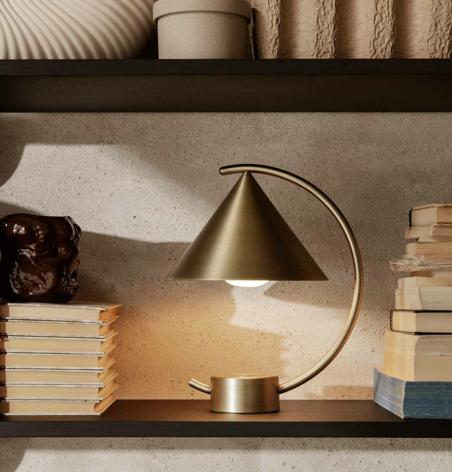 Ferm Living Meridian Lamp – Brass - Image 2