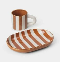 Ferm LIVING Milu Snack Set In Terracotta