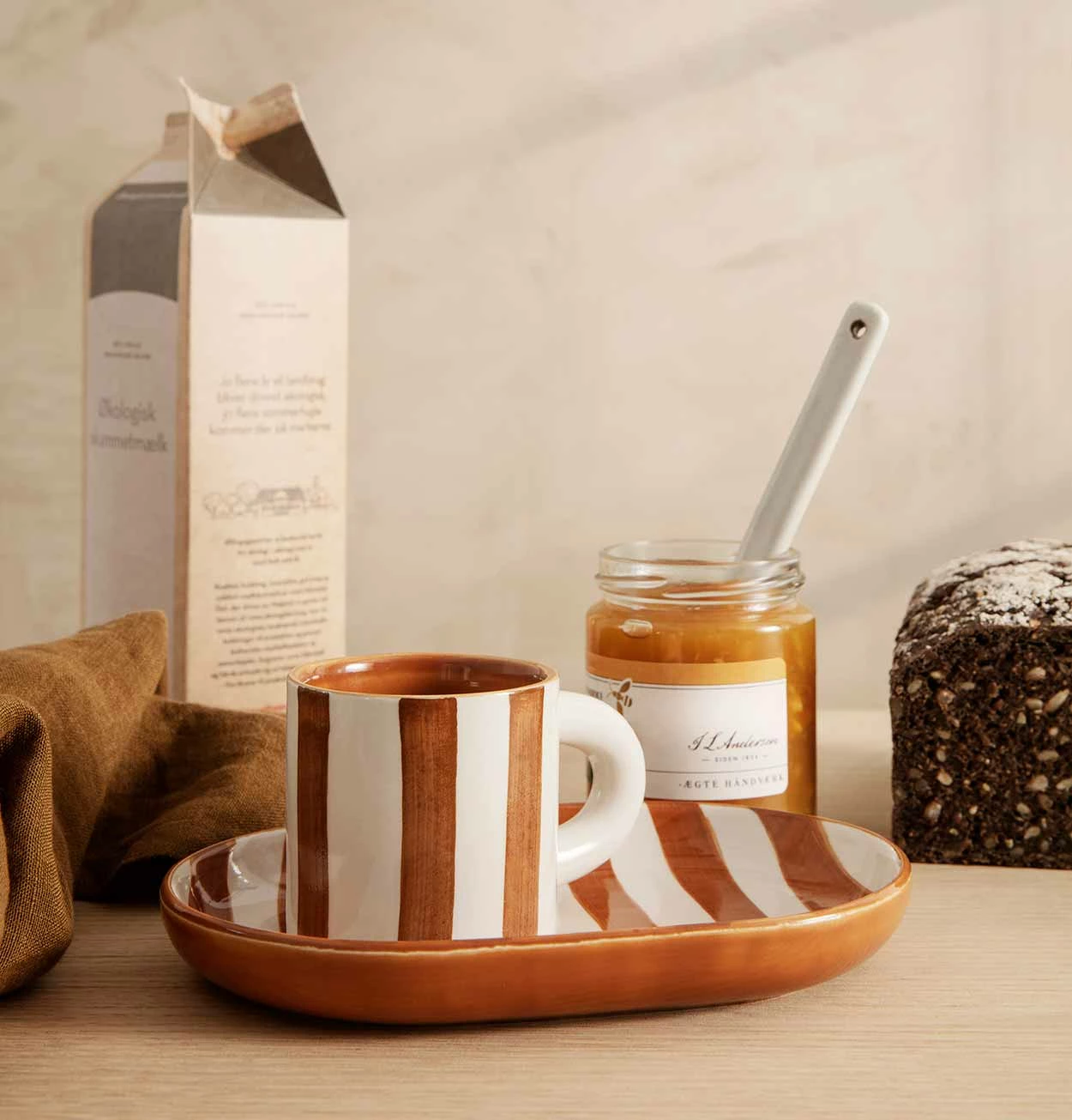 Ferm LIVING Milu Snack Set In Terracotta - Image 2